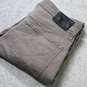 Adriano Goldschmied AG Jeans Mens 34x34 Gray Matchbox‎ Slim Straight